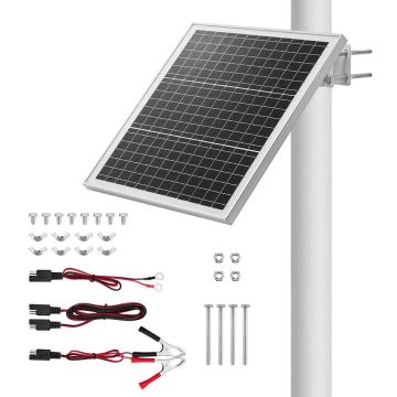 Päikesepatarei laadija VEVOR, 20 W 12 V, 521 × 370 × 215 mm