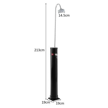 Solar-powered garden shower, 20 l