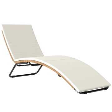 Lamamistool, padjaga, Valge/mitmevärviline/must, 175 × 80 × 57 cm