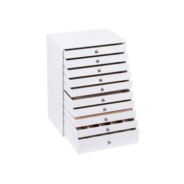 Шкатулка для украшений JBC10W, белая