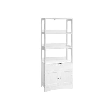 Вертикальный шкаф 60 x 32,5 x 154 см с 3 открытыми отделениями