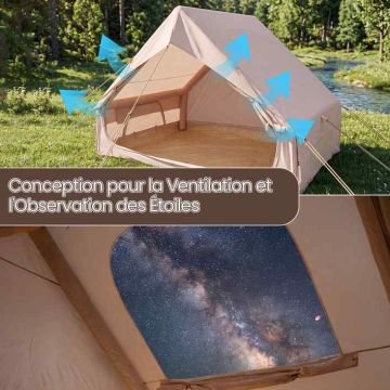 Family tent, 4-person, 295 × 205 × 200 cm