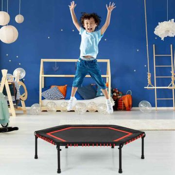 Hexagonal fitness trampoline, Ø 127 × 30.48 cm
