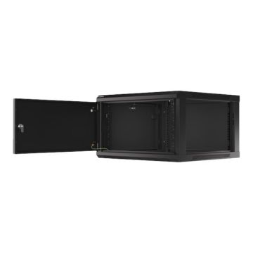 Seinale paigaldatav 19-tolline rack-kapp Lanberg WF01-6606-00B, 6U