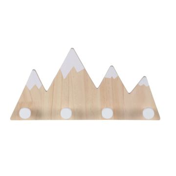 Seinariidenagi Relaxdays, 4 konksu, 34,5 × 17 × 5 cm