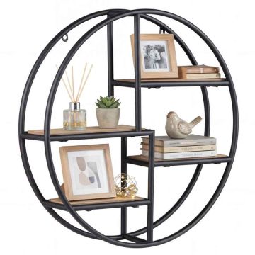 Wall shelf, 4 tiers, 55.88 × 55.88 × 11.43 cm