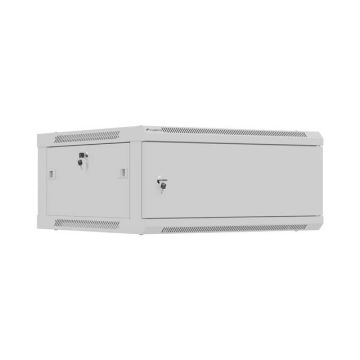 Seinale paigaldatav kapp Lanberg WF01-6604-00S, 19 tolli 4U, Hall