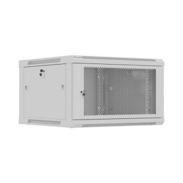 Seinale paigaldatav kapp Lanberg WF01-6606-23S, 19 tolli 9U, Hall