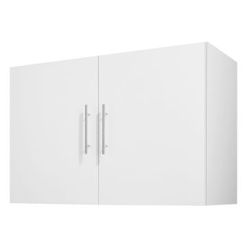 Seinale kinnitatav köögikapp VEVOR XYFG-03, 2 ust, Valge, 91,4 × 61 × 40,6 cm