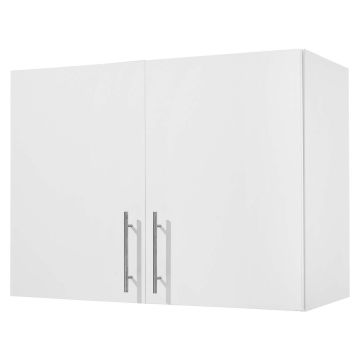 Seinale paigaldatav köögikapp VEVOR XYFG-05, 2 ust, Valge, 81,3 × 61 × 40,6 cm