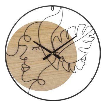 Seinakell Elegant B, Must ja pruun, Ø 60 × 2 cm