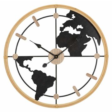 Seinakell World New, Pruun/must, Ø 60 × 5 cm