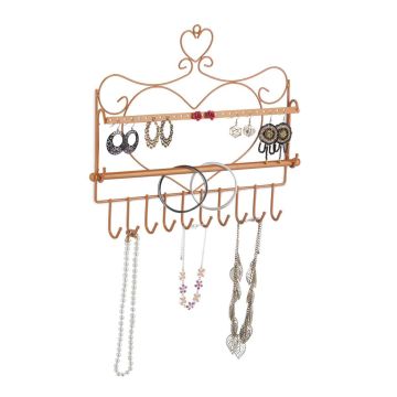 Seinale kinnitatav ehtehoidik Relaxdays, 27 ava, 36,5 × 30 × 3,5 cm