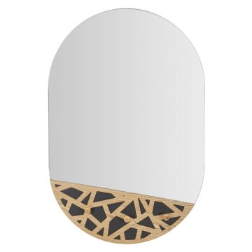 C/APP-ABITI CARV seinapeegel, 3 konksu, 60,5 × 90 × 5,3 cm