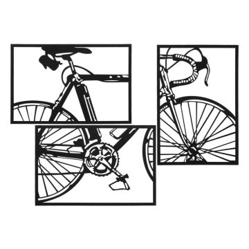 Seinapaneelide komplekt Bike, 3 tk, 40 × 60 × 1,3 cm