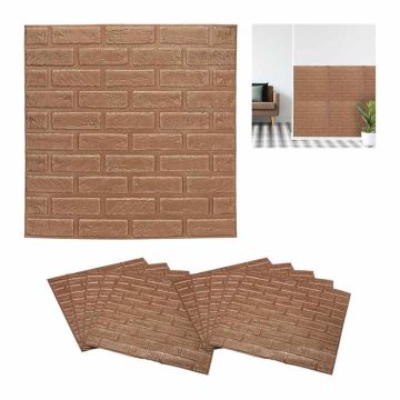 Стеновые панели Relaxdays 10039165_490, 10 шт, 70 × 70 × 0,5 см