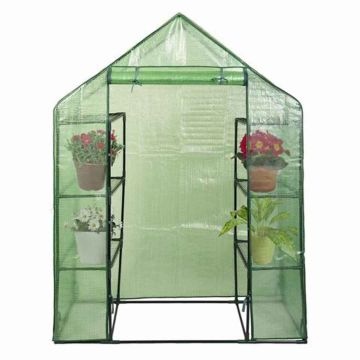 Greenhouse, 4 floors, 8 shelves, 142.24 × 73.66 × 195.58 cm
