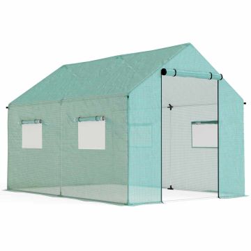Теплица Outsunny 200x300x200 см, зеленого цвета.