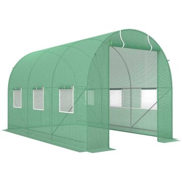 Теплица Outsunny 350x200x200см, зелёного цвета
