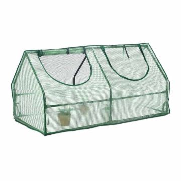 Kasvuhoone Relaxdays 10035680.0, 2 ust, 120 × 60 × 60 cm