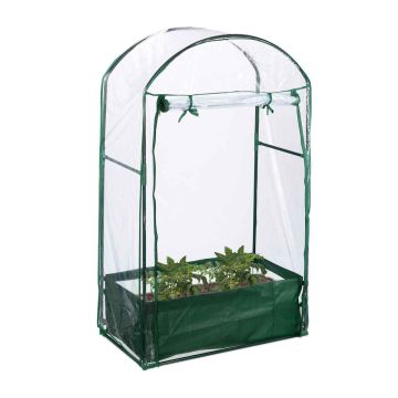Kasvuhoone Relaxdays 10049724.0, Istutuskotiga, 89 × 153 × 49 cm