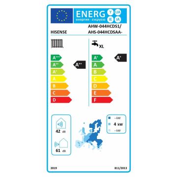 Soojuspumba siseseade Hisense Hi-Therma Integra AHS-044HCDSAA-23, 4,4 kW