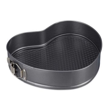 Форма для выпечки в виде сердца Relaxdays, Со съёмными бортами, 28,5 × 6,5 × 25 см