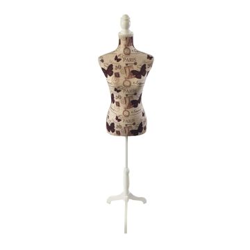 Õmblusmannekeen Relaxdays 10051715.0, suurus 36/38, 41 × 130–167 × 34 cm
