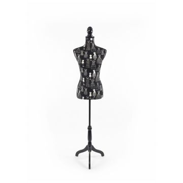 Õmblusmannekeen Relaxdays 10051717_46, suurus 36/38, 41 × 130–167 × 34 cm