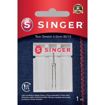 Õmblusnõel Singer Twin Stretch Needle, 1 tk