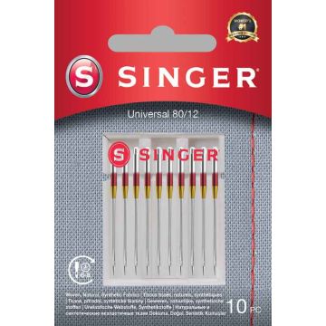 Õmblusnõelad Singer Universal Needle for Woven Fabrics 80/12, 10 tk