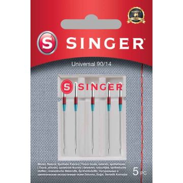 Õmblusnõelad Singer Universal Needle for Woven Fabrics 90/14, 5 tk