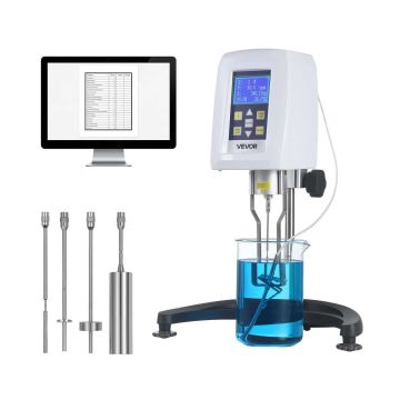Digitaalne pöördviskosimeeter VEVOR NDJ-5S, 4 rootorit, 350 × 360 × 550 mm
