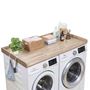 Столешница для стиральной машины VEVOR DX0202-C240330S-02, Дуб, 137 × 6,9 × 69,9 см