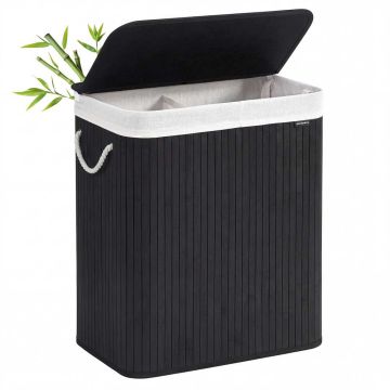 Pesukorv SONGMICS, 2 sektsiooni, 100 l, 52 × 32 × 61 cm