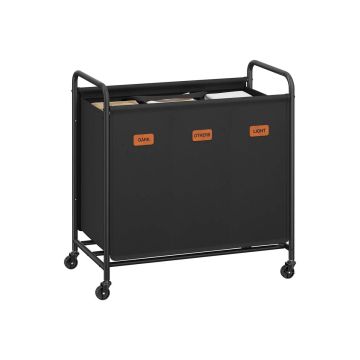 Pesukorv SONGMICS, 2 sektsiooni, 69 × 91 × 40 cm