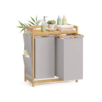 Pesukorv SONGMICS, 3 sektsiooni, 150 l, 63 × 33 × 78 cm