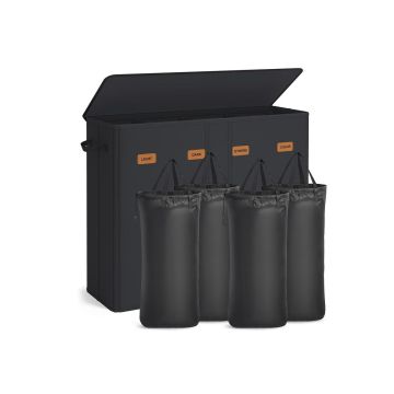Pesukorv SONGMICS RLH014B01, 3 sektsiooni, 160 l, 84 × 33 × 75 cm