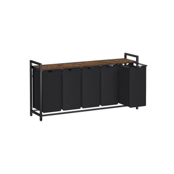 Pesukorv VASAGLE, 2 kotti, 2 × 46 l, 143,5 × 72 × 33 cm