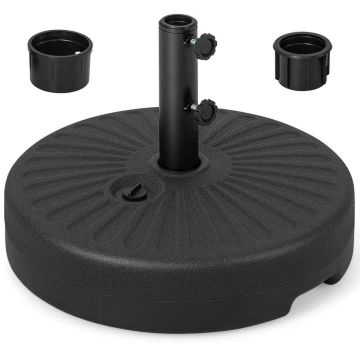 Umbrella base, Black, Ø 49.5 × 35.6 cm