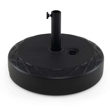 Umbrella base, refillable, 21.5 × 14.5 inches