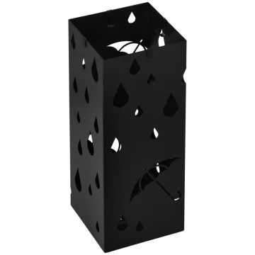 Vihmavarjualus, 4 konksu, 15,5 × 15,5 × 40 cm