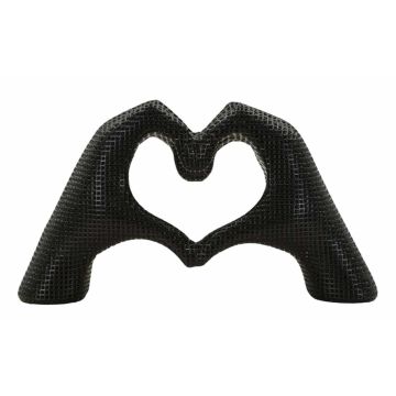 Skulptuur Lover, Must, 25 × 13,5 × 7,5 cm