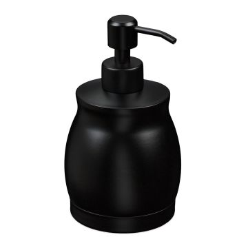 Vedelseebidosaator Relaxdays, 390 ml, Must, 9 × 16 × 9 cm