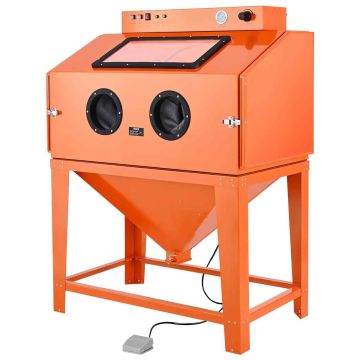 Liivapritsikapp VEVOR SBC450E, 2 püstolit, 117 l punker, 120 × 157 × 94 cm