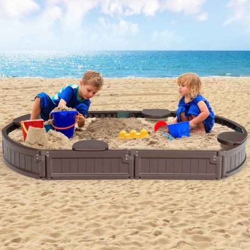 Sandbox, Brown, 185 × 105 × 21 cm