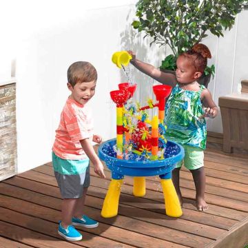 Sand and water play set, with table and accessories, 45.72 × 45.72 × 66.04 cm