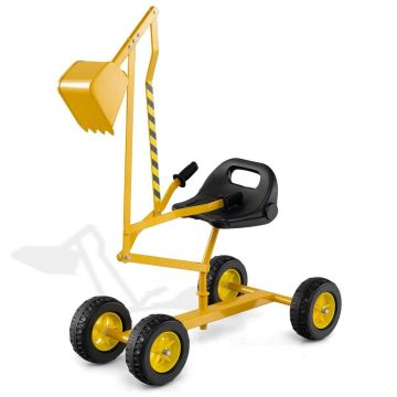 Sand digging toy, two-handed controls, 122 × 40 × 66 cm