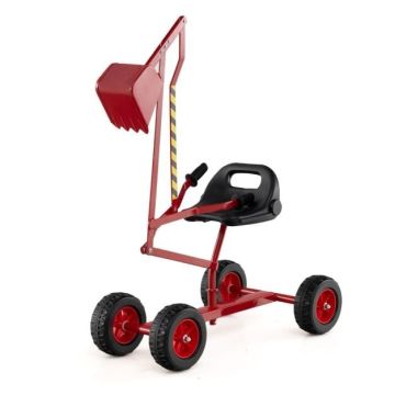 Sand digging toy, two-handed controls, 123 × 40 × 66 cm