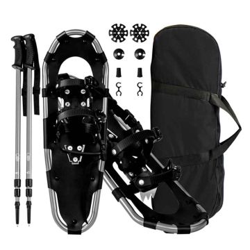 Snowshoe set, 2 pcs, Silver, 63 × 21 cm